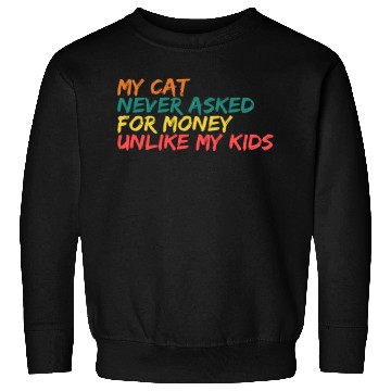 Discover Retro Feline Philosophy Sweatshirts