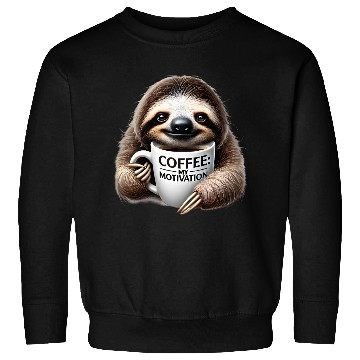 Discover Sleepy Sloth Coffee Motivation Sweatshirts