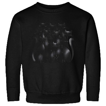 Discover Modern Trendy Cute Suspicious Cats Sweatshirts