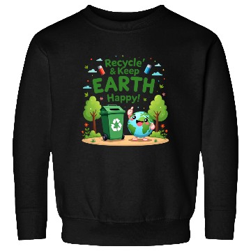 Discover ecycle & Keep Earth Happy Sweatshirts