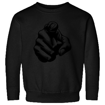 Discover Motivational Design Index Finger Hand Gesture Sweatshirts
