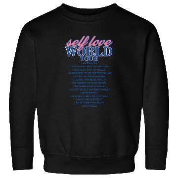 Discover Selflove World Tour Sweatshirts