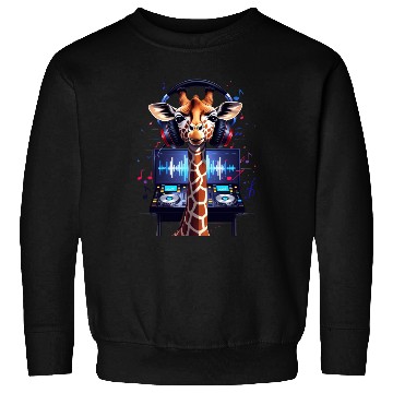 Discover DJ Giraffe: Vibrant Beats Sweatshirts