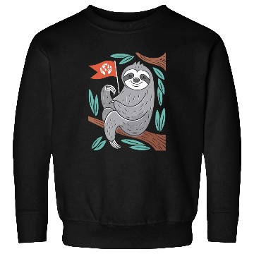 Discover Environmentalist Sloth Embracing Earth Stewardship Sweatshirts