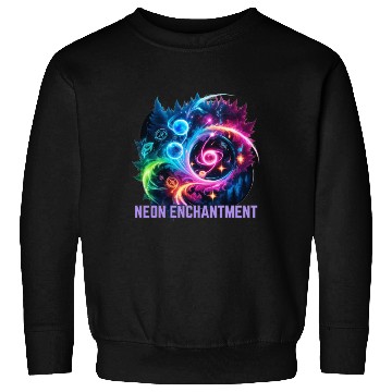 Discover Neon Enchantment - Magic made visible Sweatshirts