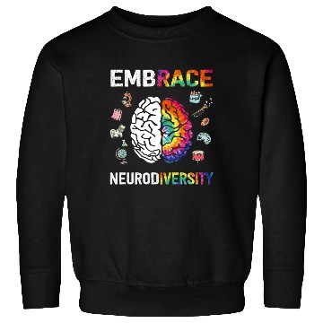 Discover Embrace Neurodiversity Autism Awareness Sweatshirts