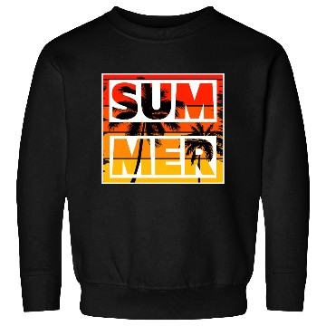 Discover Summer Typographu lettering Design Sweatshirts