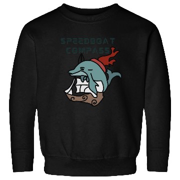 Discover Minimalist Dolphin sailing fast and fun Sweatshirts