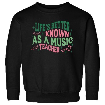 Discover Cute Retro Music Teacher Sweatshirts Gift