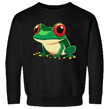 Discover Little green frog Sweatshirts