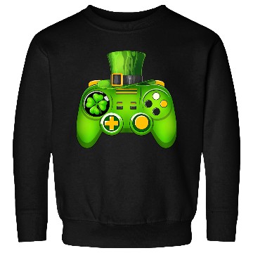 Discover Video Game Controller Irish Gamer St Patricks Day Sweatshirts