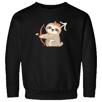 Discover Sagittarius Zodiac Sloth Archer Design for Sweatshirts