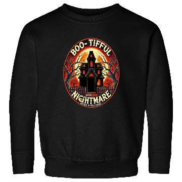 Discover Haunted House Horror - Spooky Halloween Nightmare Sweatshirts