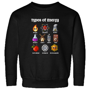 Discover Physics Types Of Energy Sweatshirts