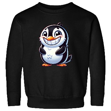 Discover Cute Penguin Cartoon Smiling Laughing Joy Sweatshirts