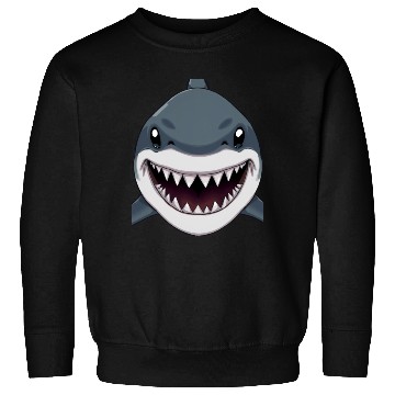 Discover Shark Anime faces Sweatshirts