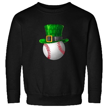 Discover Baseball St Patricks Day Lucky Baseball Player Sweatshirts