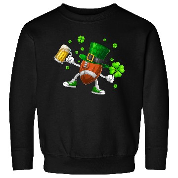 Discover Football Drinking Beer St Patrick's Day Sweatshirts