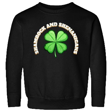 Discover Shamrock and Sheninanigans 4-Leaf Clover Graphic Sweatshirts