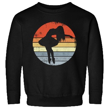 Discover Vintage Ballet Girl Drawing Sweatshirts