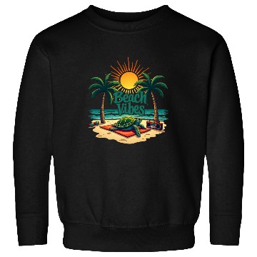 Discover Beach Vibes Turtle Sweatshirts