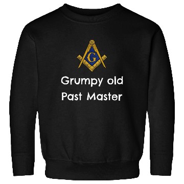 Discover Grumpy Old Past Master Emblem Sweatshirts