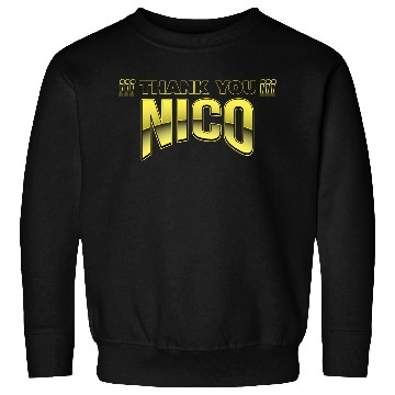 Discover Thank you nico Sweatshirts design yellow