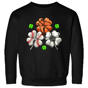 Discover St Patricks Shamrock Basketball Baseball Soccer Sweatshirts
