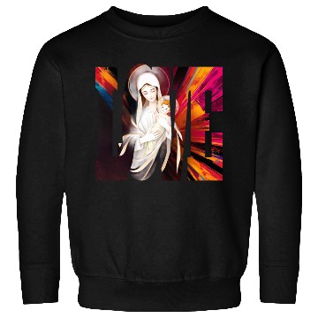 Discover Mary and Jesus design Sweatshirts