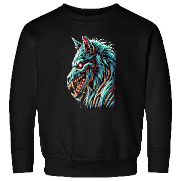 Discover 7D2D Inspired Neon Zombie Direwolf Sweatshirts