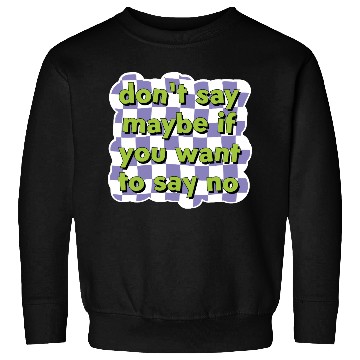 Discover Assertive Choice Checkerboard Sweatshirts