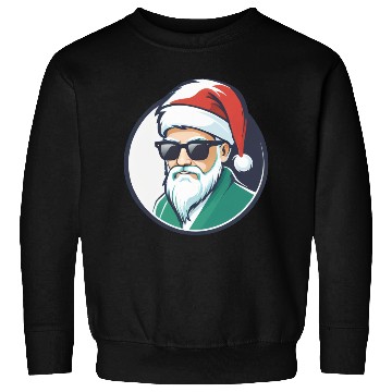Discover Creative Santa logo design wearing sunglasses Sweatshirts