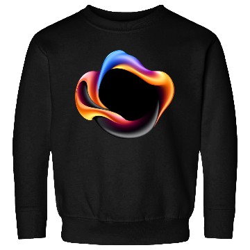 Discover Abstract colorful design with fluid shapes Sweatshirts