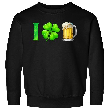 Discover I Shamrock Beer Funny St Patrick's Day I Love Beer Sweatshirts