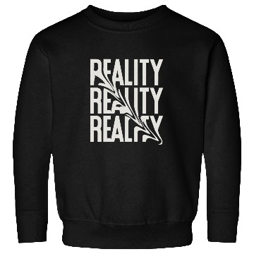 Discover Distorted Reality – Abstract Typography Sweatshirts