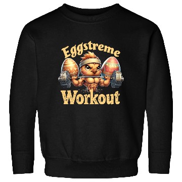 Discover Eggstreme Workout Sweatshirts