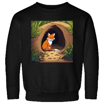 Discover Fox haven nature's embrace. Sweatshirts