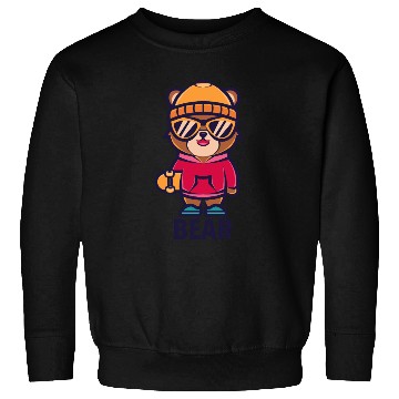Discover Cool Skater Bear - Streetwear Style Sweatshirts