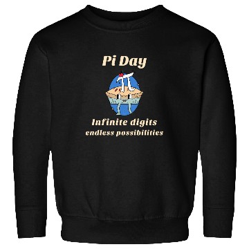 Discover Pi Day Infinite digits endless possibilities Sweatshirts
