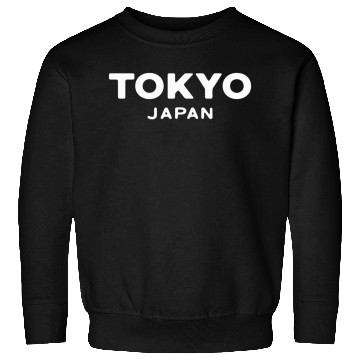 Discover Tokyo Japan Asia Font Design Print Sweatshirts
