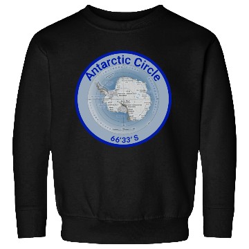 Discover Antartic Circle Map with Latitude Sweatshirts