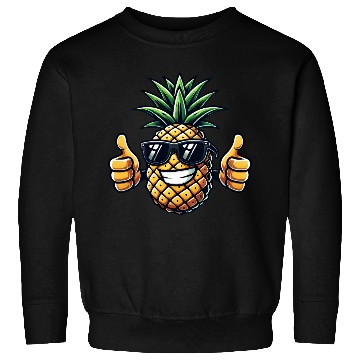 Discover Fruity Pineapple Cool Sunglasses Tropical Fruit Sweatshirts