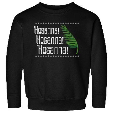Discover Hosanna - White Text Sweatshirts