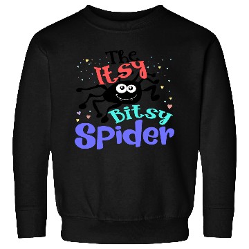 Discover The Itsy Bitsy Spider – Whimsical Nursery Rhyme Sweatshirts