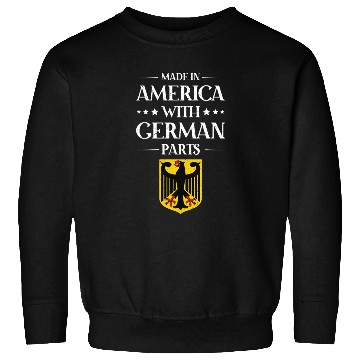 Discover Made In America With German Parts US Sweatshirts