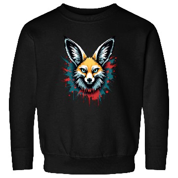 Discover Fennec Fox Graffiti – Wild Spirit Street Art Sweatshirts