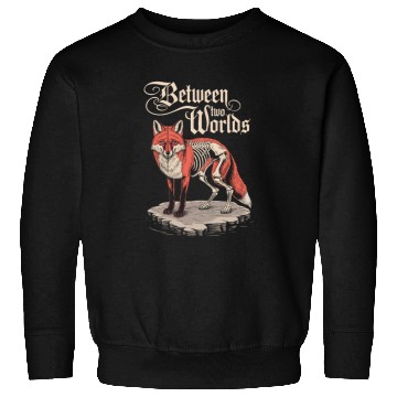 Discover Between Two Worlds Dark Cottagecore Fox Art Sweatshirts