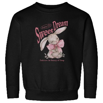 Discover Happy Easter Bunny Coquette Bow Sweet Dream Easter Sweatshirts