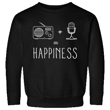 Discover Radio Microphone Happiness Sweatshirts