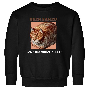 Discover Sweatshirts design generator with a cat shaped bread!!